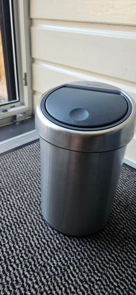 Brabantia prullenbak 3 liter, Ophalen of Verzenden, Rvs