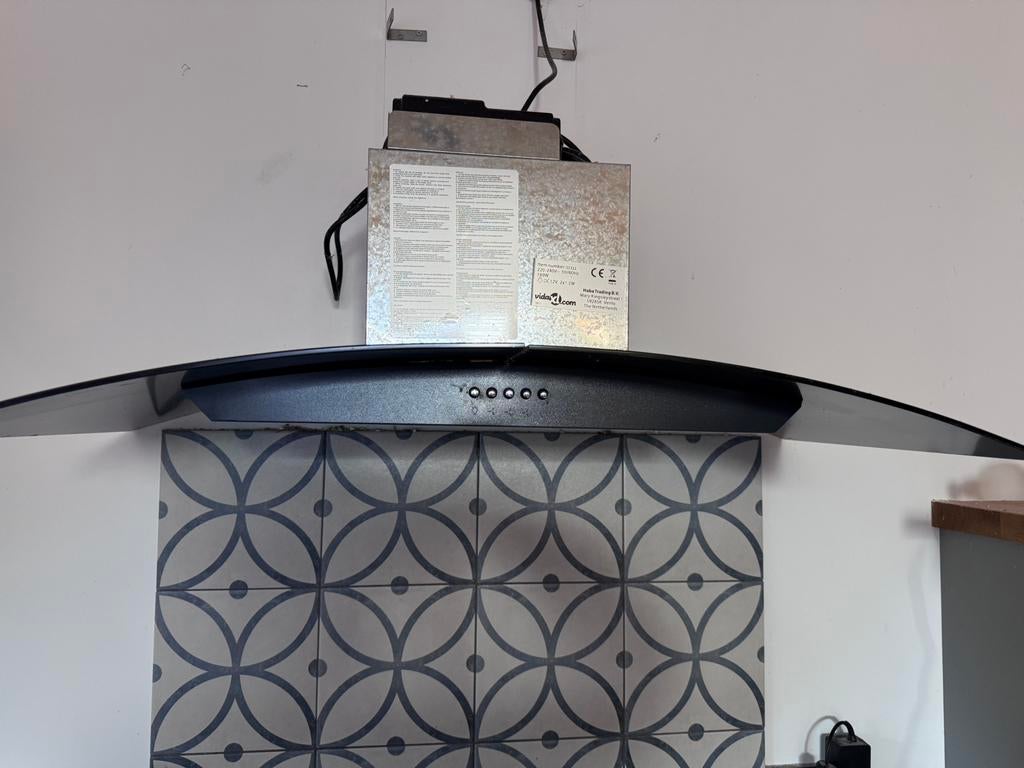 Afzuigkap, Wandschouwkap, Ophalen of Verzenden, Zo goed als nieuw, Vrijstaand