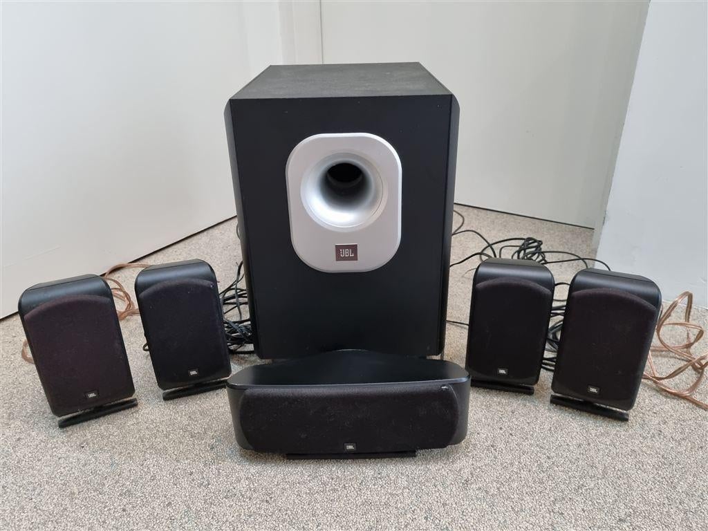 JBL SCS200 5.1 kanaals Home Cinema set 5 speakers+subwoofer, Overige merken, Gebruikt, 70 watt of meer, Ophalen of Verzenden