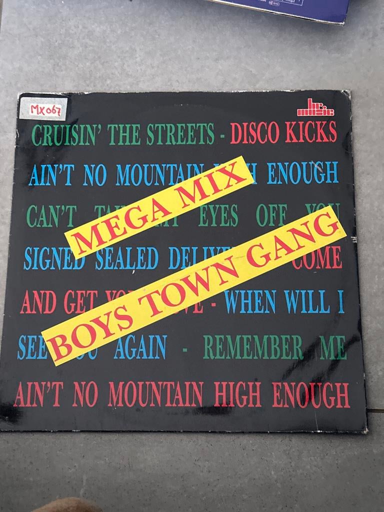 Boys Town Gang - Mega Mix LP Vinyl, Ophalen of Verzenden, Gebruikt, 12 inch, Overige genres