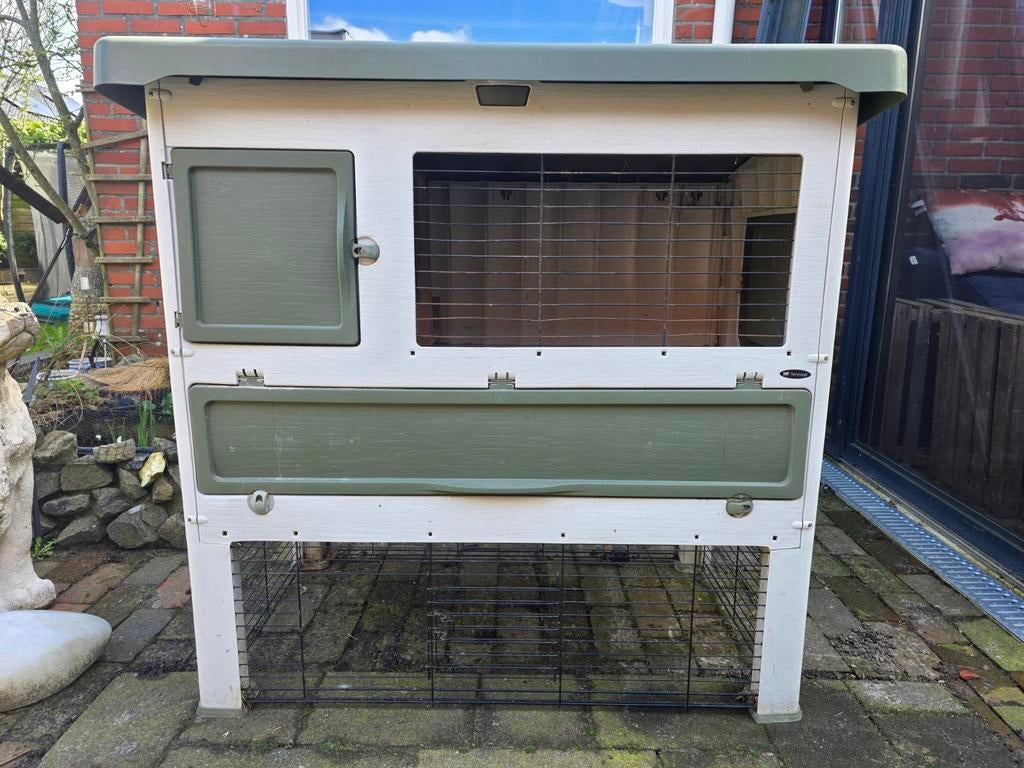 Cavia/ konijenhok, Dieren en Toebehoren, Knaagdieren en Konijnen | Hokken en Kooien, Ophalen, Gebruikt, 60 tot 90 cm, Konijn