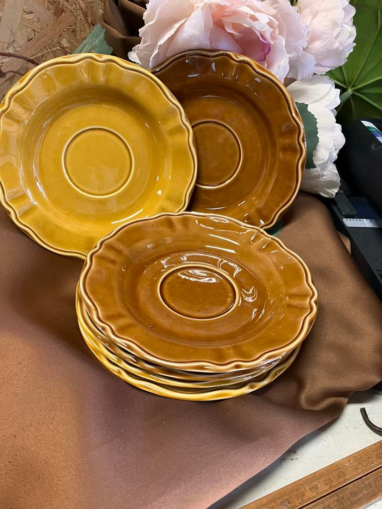 Vintage Pagnossin schotels/ gebakbordjes, Ophalen of Verzenden