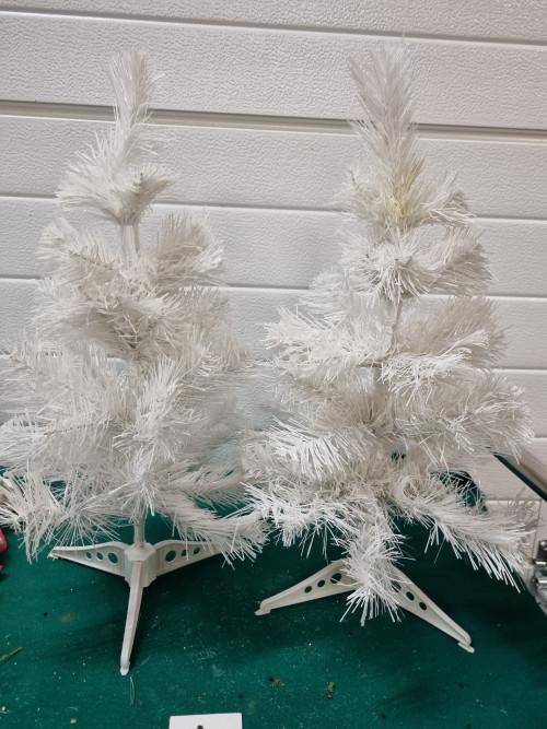 Kerstboompjes wit klein [a631], Diversen, Kerst, Ophalen of Verzenden, 'T Olde Gre-j, Info@toldegrej.nl, Endepoelstraat 20f Didam