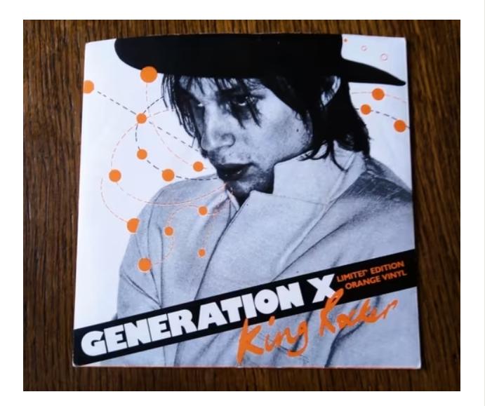 original orange single-generation X- king rocker *1979*, Fotohoes, Overige genres, 7 inch, Single
