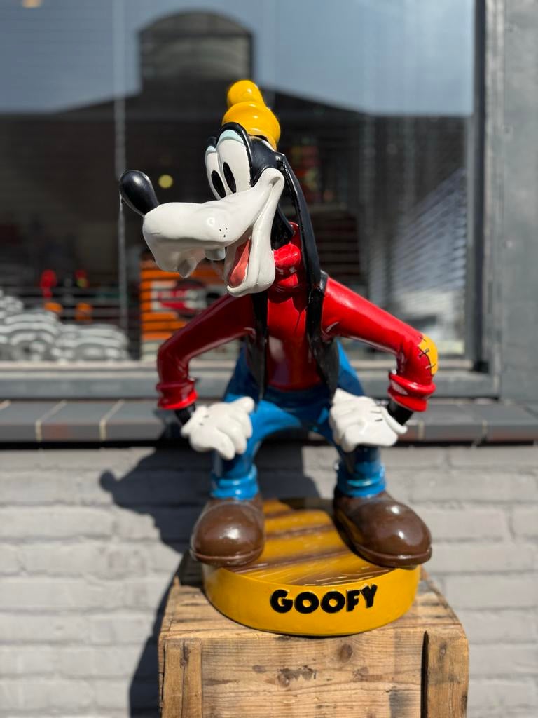 Grote Goofy Beeld - Disney Decoratie, Verzamelen, Disney, Ophalen, Gebruikt, Beeldje of Figuurtje, .