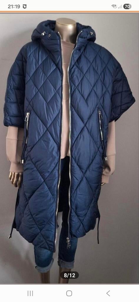 Donkerblauwe bodywarmer, Kleding | Dames, Bodywarmers, Ophalen of Verzenden, Zo goed als nieuw, Maat 46/48 (XL) of groter, Blauw