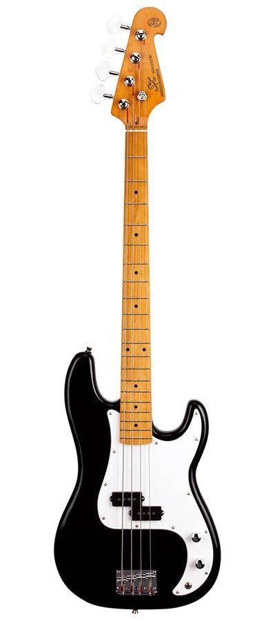SPB57-BK SX Retro Series 57 P-style basgitaar zwart, ., Nieuw, ., .