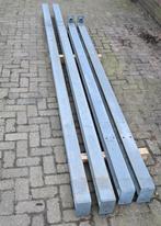 4x Hea100 stalen balken 2x 3020mm en 2x 3950mm. Verzinkt., Doe-het-zelf en Verbouw, Metalen, Ophalen, Gebruikt, IJzer