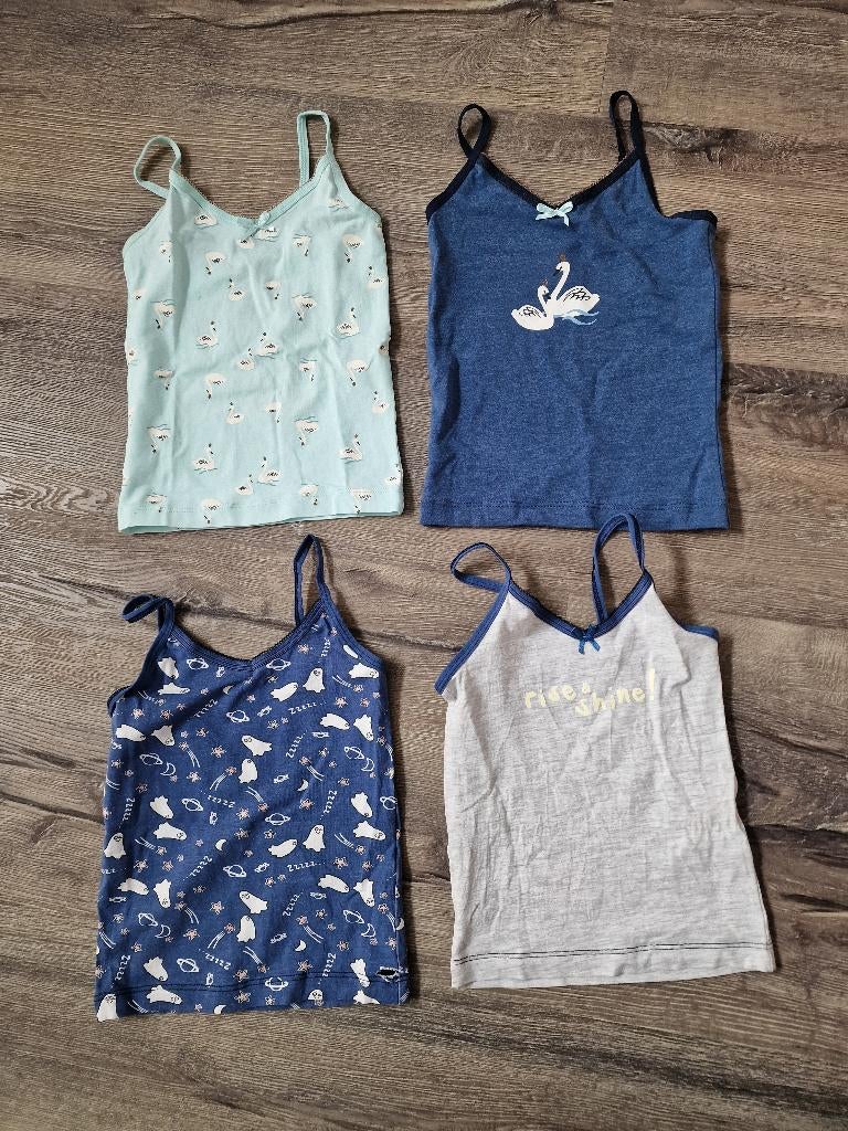 4 meisjes hempjes maat 86/92, Kinderen en Baby's, Babykleding | Maat 86, Nacht- of Onderkleding, Meisje, Ophalen of Verzenden
