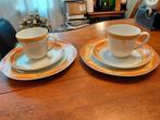 Dejeuner twee ontbijt setjes merkje Hutschenreuther Germany, Ophalen of Verzenden, Zo goed als nieuw, Overige stijlen, Porselein
