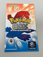 Pokemon Box Ruby & Sapphire GameCube Handleiding PAL boekje, 1 speler, Ophalen of Verzenden, Zo goed als nieuw, H