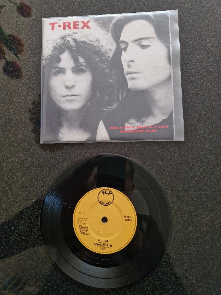 T-REX - Ride a swan, 7 inch, Single, Ophalen of Verzenden, Zo goed als nieuw