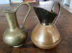 Antieke koperen kannetjes, Ophalen of Verzenden
