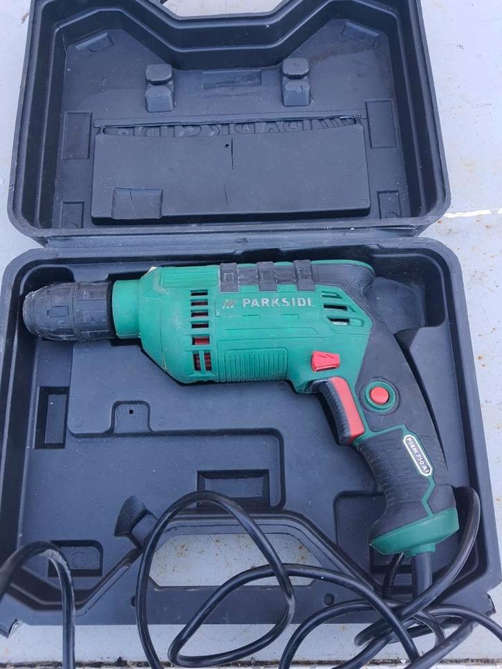 Parkside Boormachine met Klopboormechanisme, Doe-het-zelf en Verbouw, Gereedschap | Boormachines, Gebruikt, Boormachine, Minder dan 400 watt