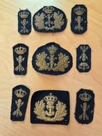 Marine emblemen en knopen 1947, Verzamelen, Ophalen of Verzenden, Marine, Nederland, Embleem of Badge