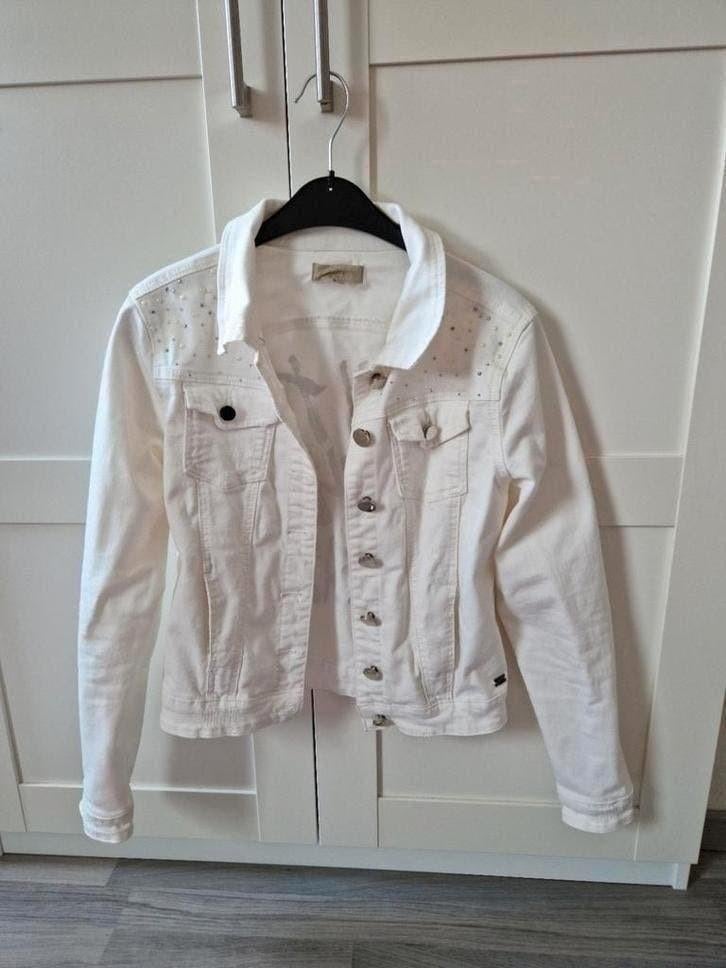 Josh V spijkerjasje maat S, Kleding | Dames, Wit, Ophalen of Verzenden, Zo goed als nieuw, Maat 36 (S)