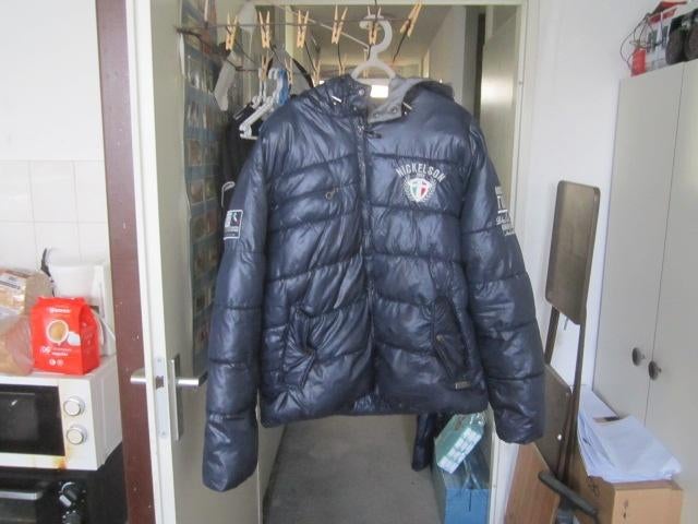 winterjas nickelson maat XL kleur blauw., Ophalen of Verzenden, Gedragen, Maat 56/58 (XL), Blauw