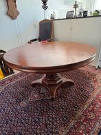 Antieke Notenhouten Ronde Tafel - Ø 140 cm, Ophalen