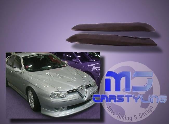 Alfa Romeo 156 - Koplampspoilers, Ophalen of Verzenden, MJ-Carstyling, Info@mj-carstyling.net, Sibeliusstraat 81 5011JH Tilburg