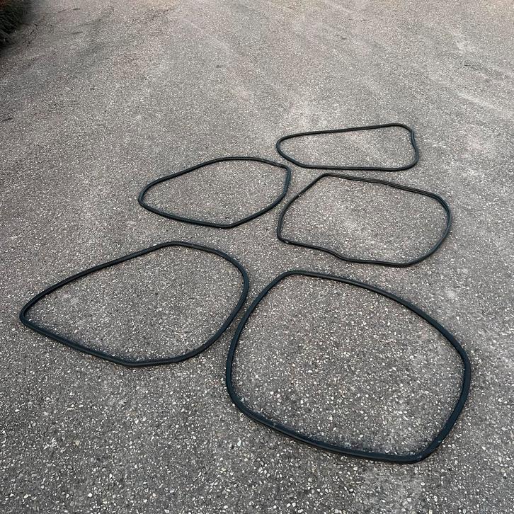 volkswagen Golf 5 Deurrubbers 5 Deurs ( Compleet ), Auto-onderdelen, Carrosserie en Plaatwerk, Deur, Audi, Seat, Volkswagen, Skoda