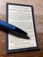 Broekhof Gerarda 1897 Eerbeek 1932 Arnhem Loenen x Hafkamp -, Ophalen of Verzenden, Bidprentje