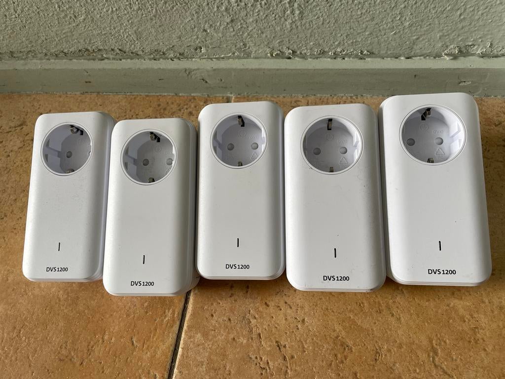 Devolo DVS 1200 Powerline Adapters (5 stuks), Ophalen of Verzenden, Gebruikt