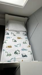 Peuterbed wit inclusief matras 150x70 cm, Gebruikt, 70 tot 85 cm, 140 tot 160 cm, Ophalen