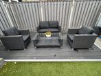 Loungeset, Ophalen, 4 zitplaatsen, Gebruikt, Bank