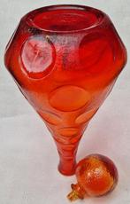 Schitterende karaf EMPOLI made in Italy in tangerine orange, Antiek en Kunst, Ophalen of Verzenden