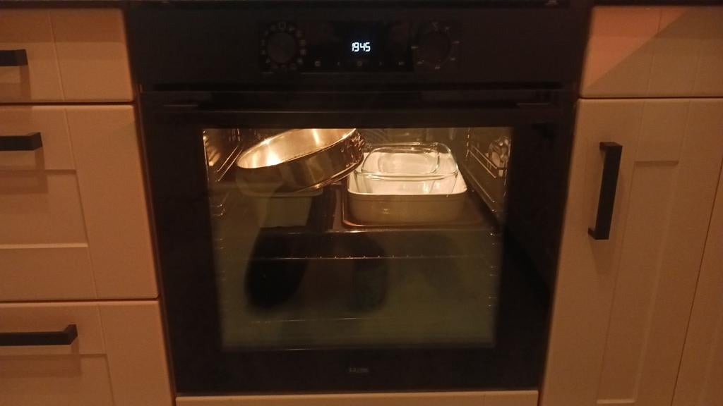 Etna Inbouw Oven met Grill - Zo goed als nieuw, Ophalen, Zo goed als nieuw, Hete lucht, 45 tot 60 cm