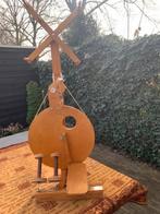 LOUET SPINNEWIEL MET WOLMOLEN, Ophalen of Verzenden, Zo goed als nieuw, Spinnewiel