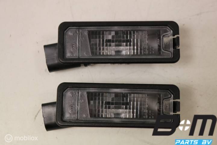 Set kentekenplaat verlichting VW Golf 7 1K8943021, Gebruikt