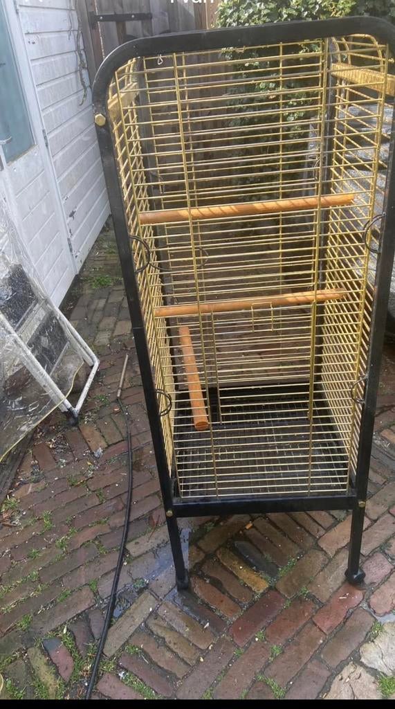 Papegaaienkooi, Dieren en Toebehoren, Ophalen, Gebruikt, Metaal, Vogelkooi