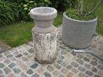 mooie oude bourgondische sokkel met tuinvaas, Tuin en Terras, Tuinvazen, Ophalen, Gebruikt