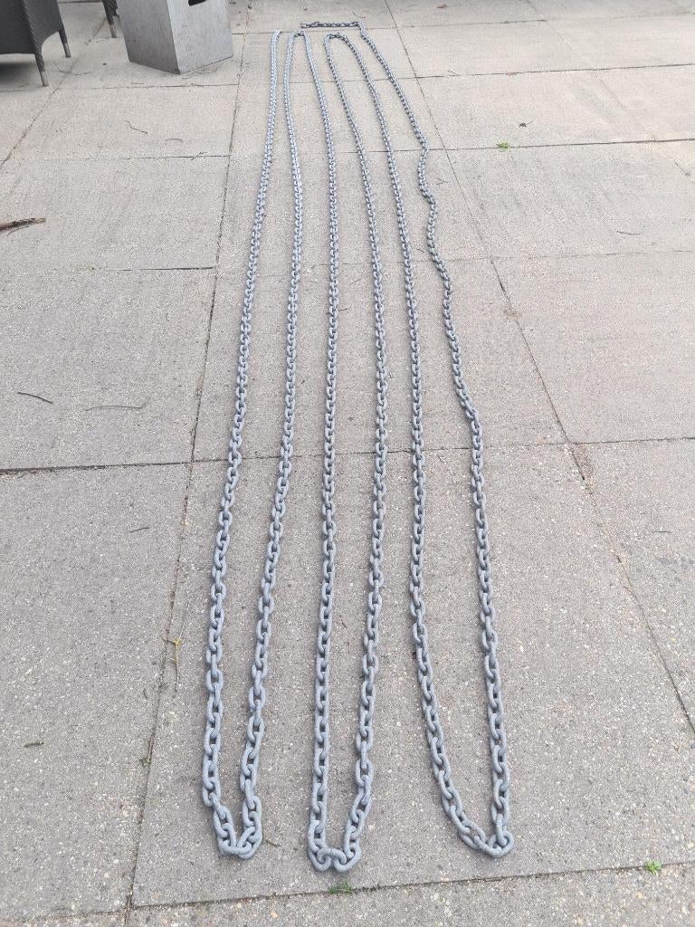 30 meter ankerketting 10mm, Ophalen, Zo goed als nieuw, Lijn of Blok