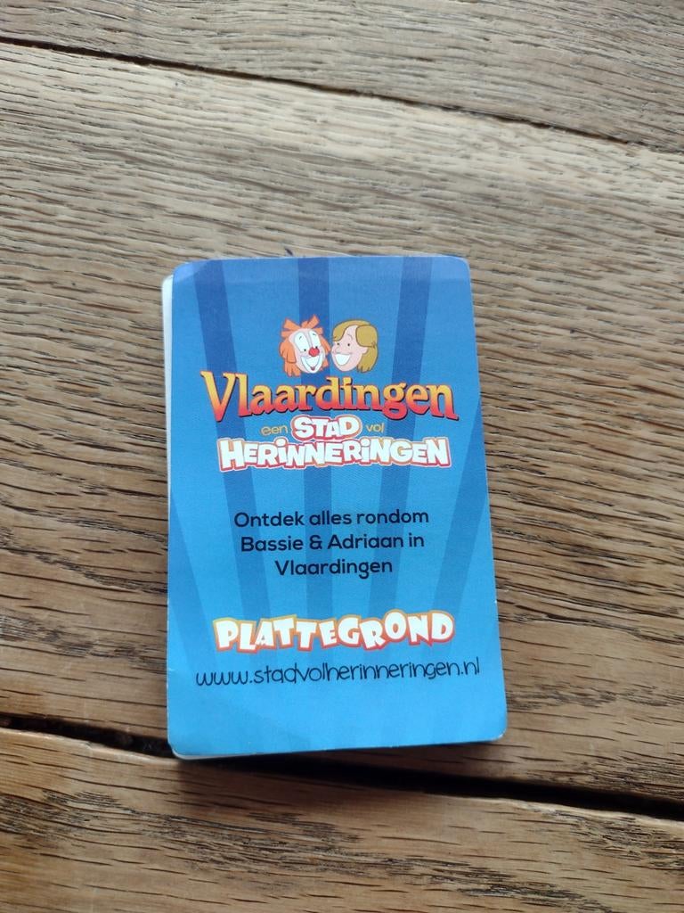 Bassie en Adriaan stadswandeling plattegrond, Verzamelen, Ophalen of Verzenden, Gebruikt, Kwartet(ten)