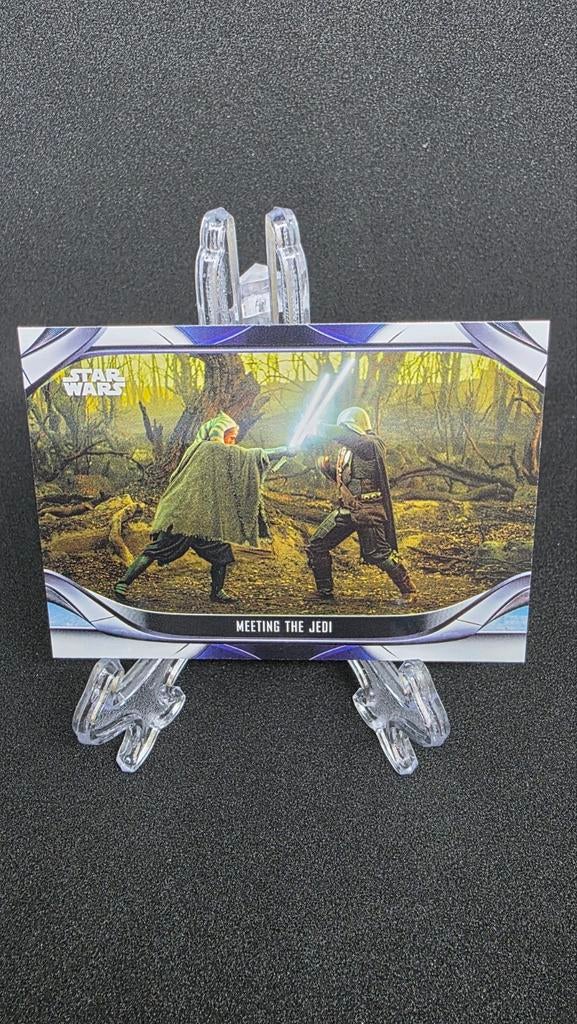 Topps Star Wars Mandalorian: Meeting the Jedi #124, Ophalen of Verzenden, Zo goed als nieuw, Losse kaart