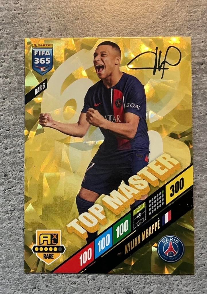Kylian Mbappé FIFA 365 Top Master Rare Kaart 2024, Ophalen, Zo goed als nieuw, Buitenlandse clubs, Spelerskaart