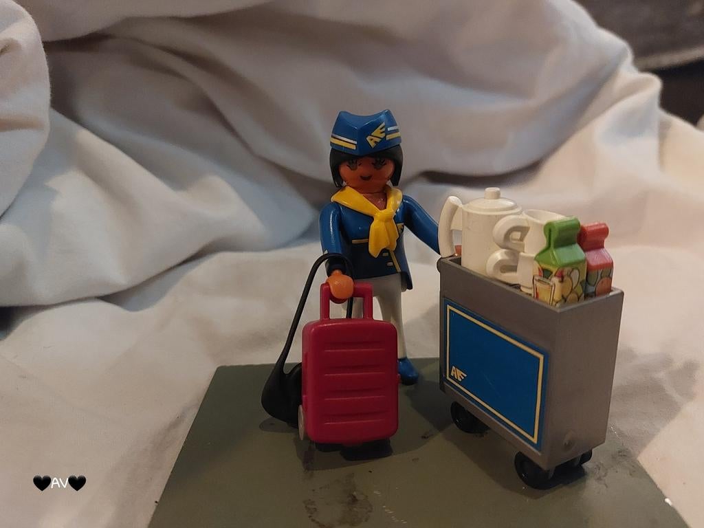 Playmobil stewardess, Ophalen of Verzenden