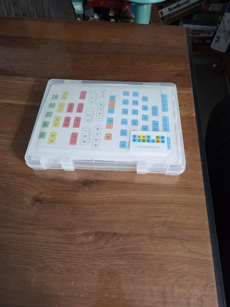 Taal in blokjes doos, Ophalen of Verzenden, Gebruikt, Taal en Lezen