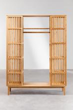 Open kledingkast van bamboe, Huis en Inrichting, Kasten | Kledingkasten, Ophalen of Verzenden, 25 tot 50 cm, 100 tot 150 cm, 150 tot 200 cm