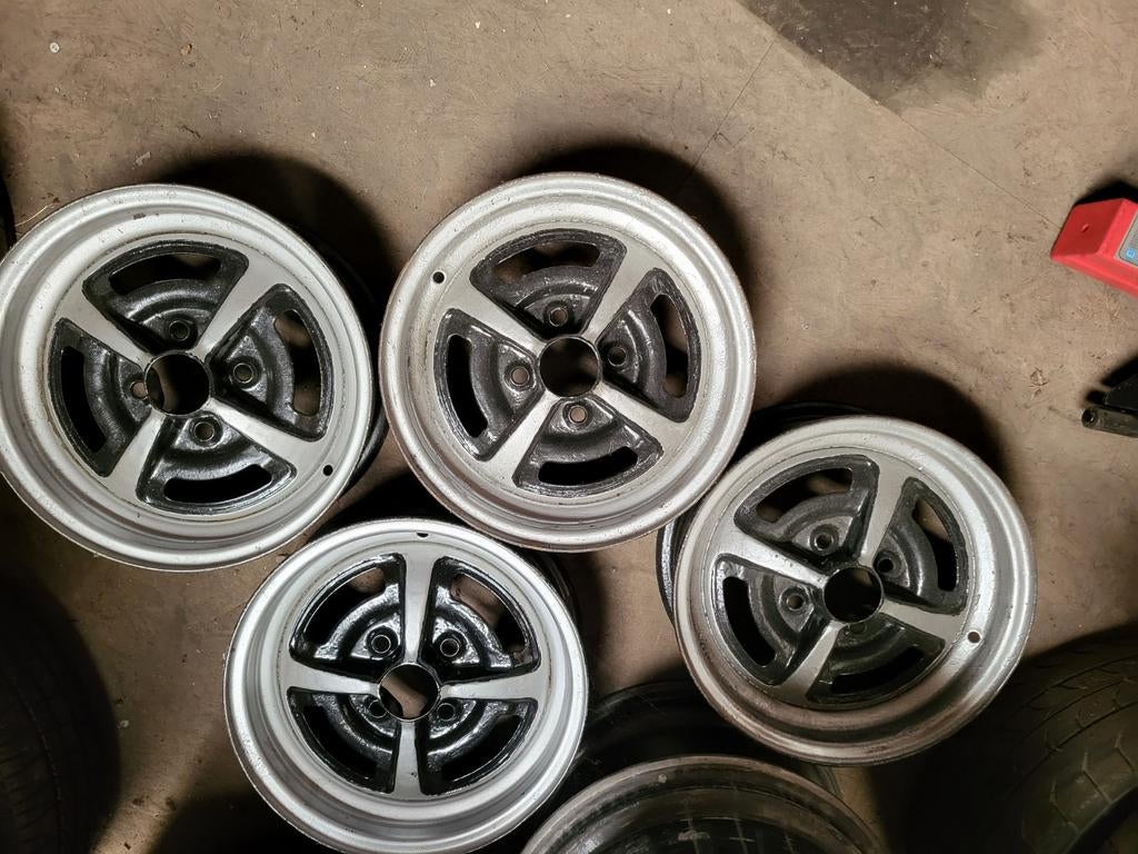 Opel Velgen Serie 1 Manta Ascona GT Kadett 5Jx13 Sleufgaten, Auto-onderdelen, Banden en Velgen, Gebruikt, Ophalen of Verzenden