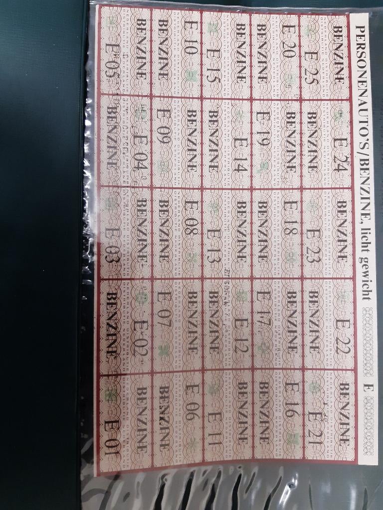 Antieke brandstofbonnen, Ophalen, Overige typen