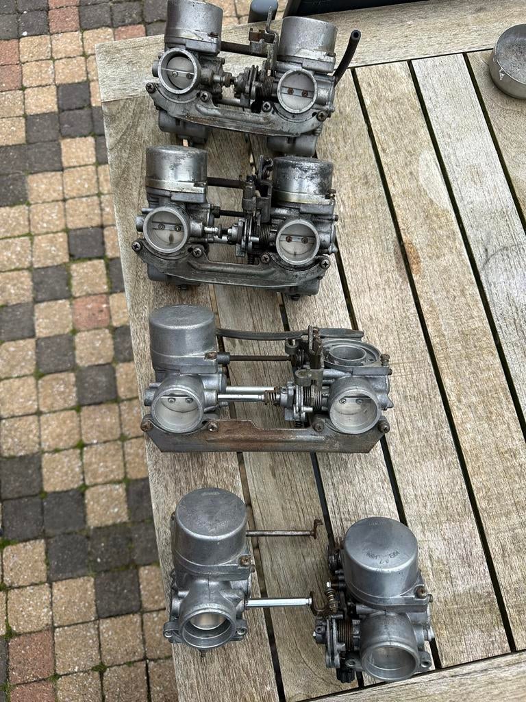 CB400 Dubbele carburateurs 4x, in één koop., Motoren, Onderdelen | Honda, Ophalen, Gebruikt