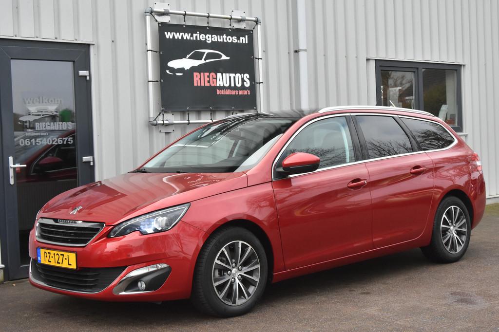 Peugeot 308 SW 1.2 Allure – 2017 33.000km NAP | Navigatie, Auto's, Voorwielaandrijving, Gebruikt, Euro 6, 1199 cc