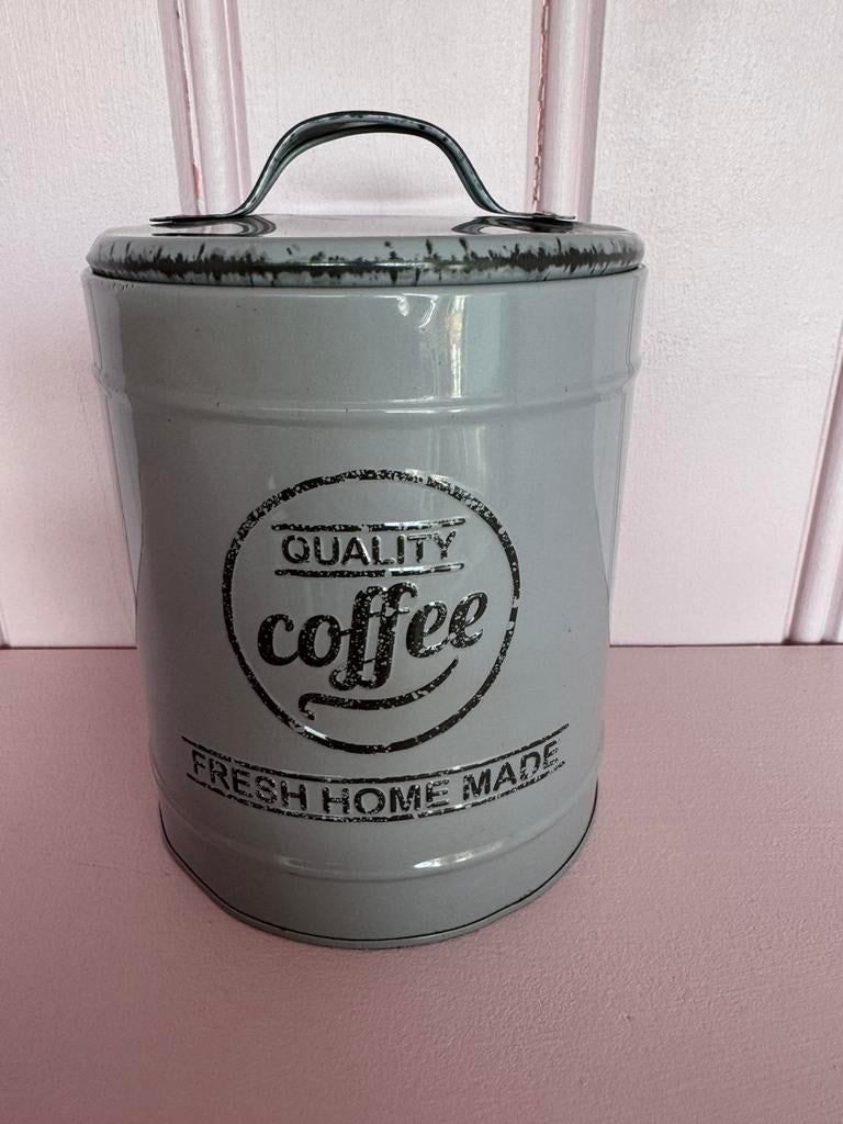 Blik koffie Action, Huis en Inrichting, Keuken | Keukenbenodigdheden, Ophalen of Verzenden, Zo goed als nieuw