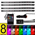 Auto LED Strip Licht 4 stks 72 LED DC 12 V Multi kleuren Muz, Niet ingevuld, Niet ingevuld, Nieuw, Ophalen of Verzenden