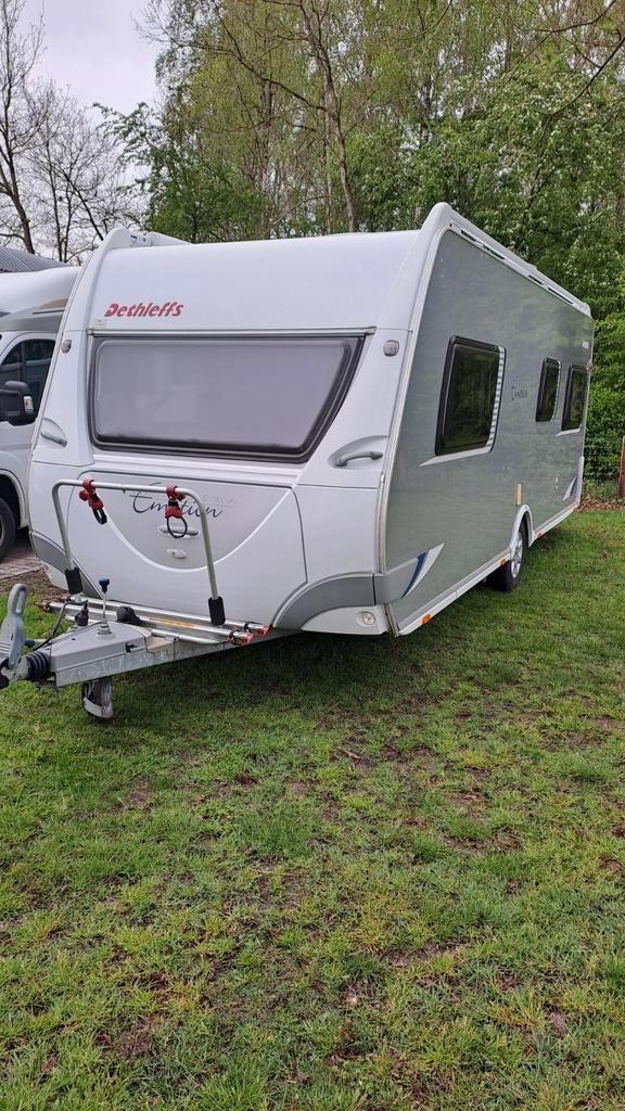 Caravan Dethleffs, Caravans en Kamperen, Caravans, Rondzit, Luifel, Particulier, Lengtebed