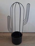 Cactus sierpot / bloempot metaal, Gebruikt, Rond, Ophalen of Verzenden, Metaal