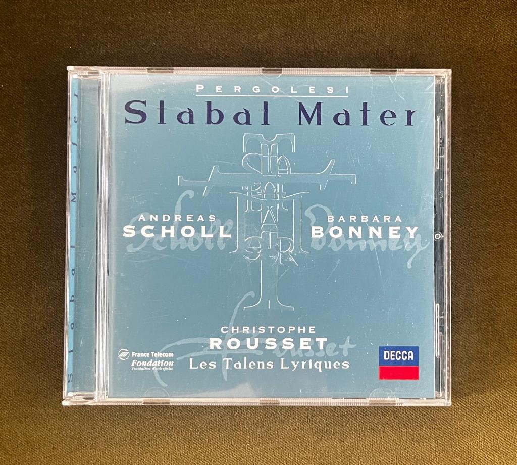 Pergolesi: Stabat Mater - Barbara Bonney, Andreas Scholl, Ophalen of Verzenden, Barok, Zo goed als nieuw, Vocaal